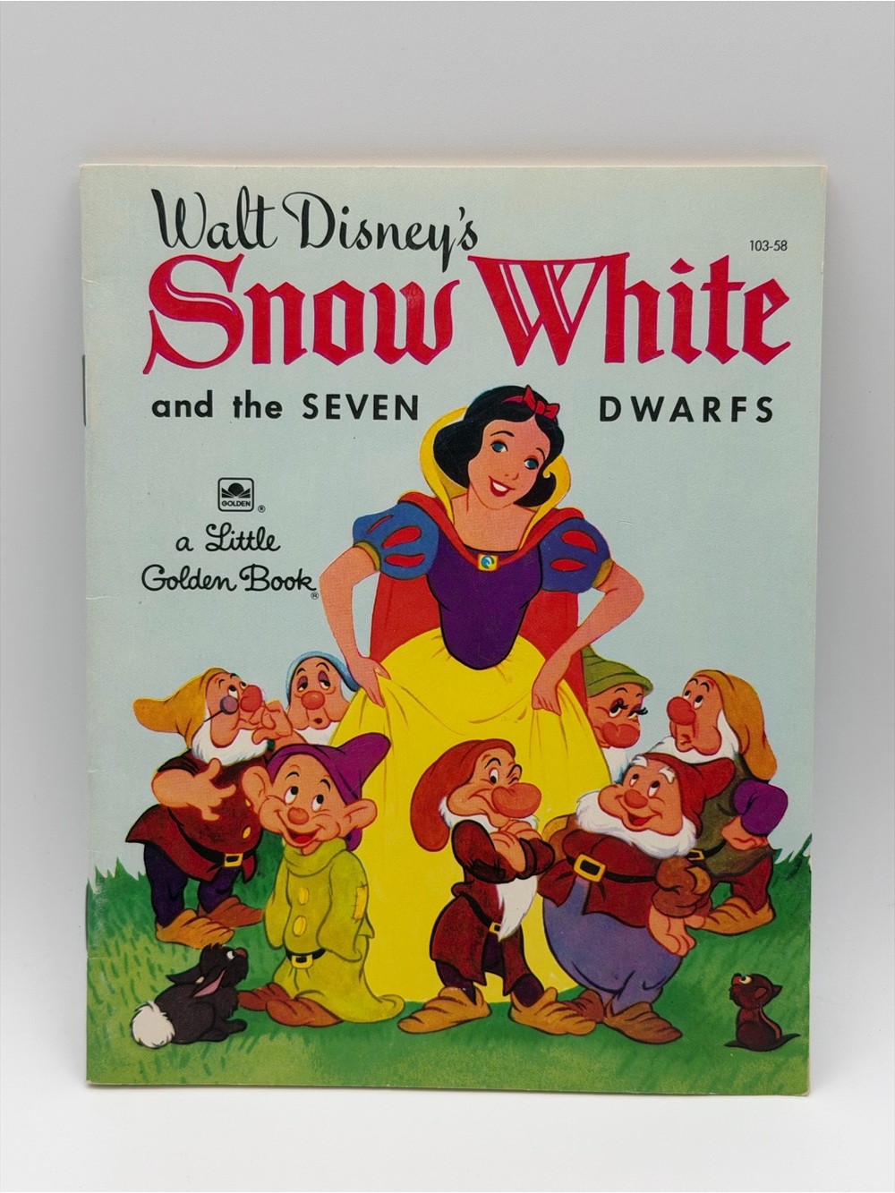 Walt Disney's Snow White And The Seven Dwarfs Little Golden Book Paperback 1948